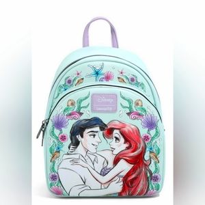 Disney Little Mermaid Loungefly Mini Backpack + PEZ